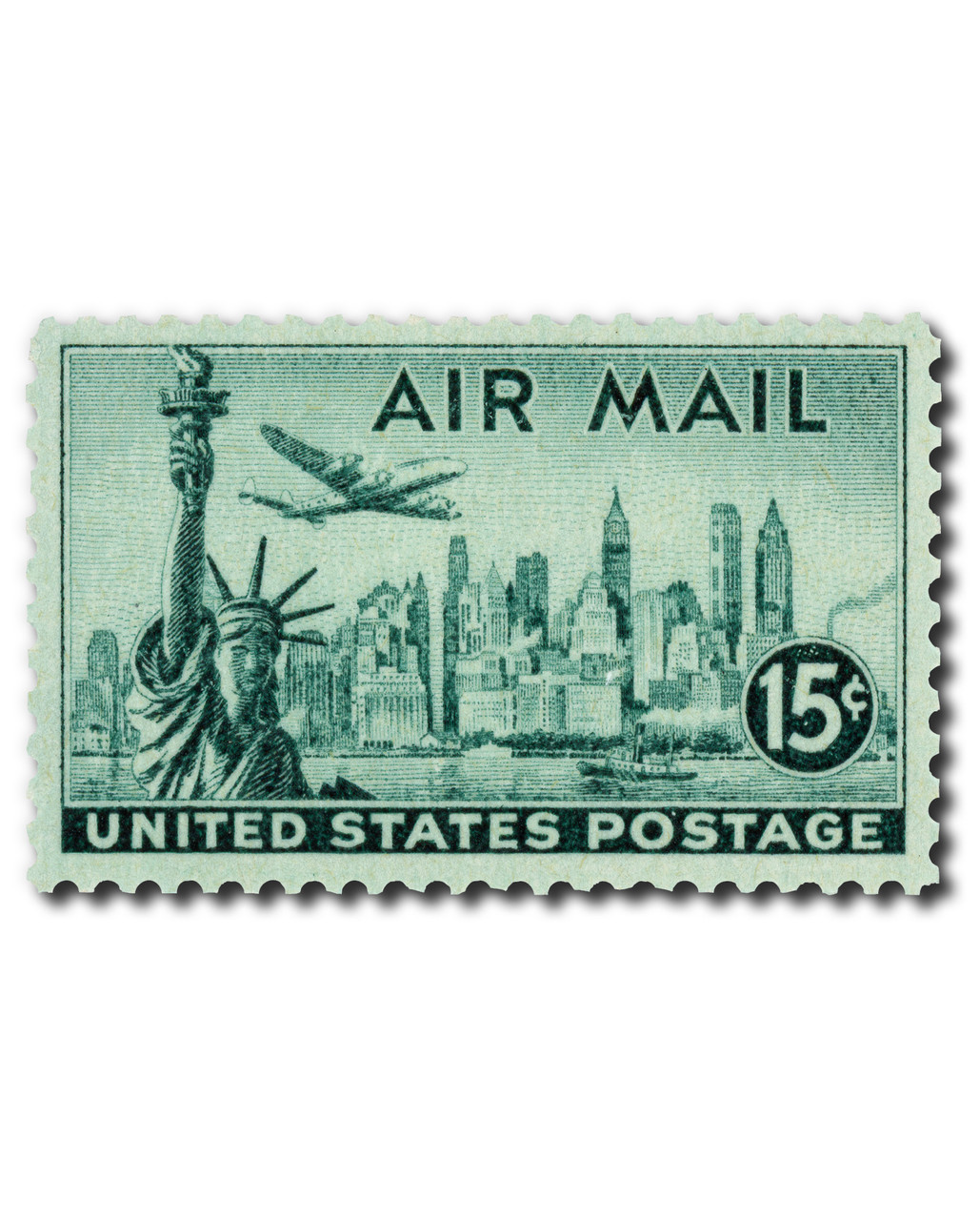 new york cigarette stamp C35