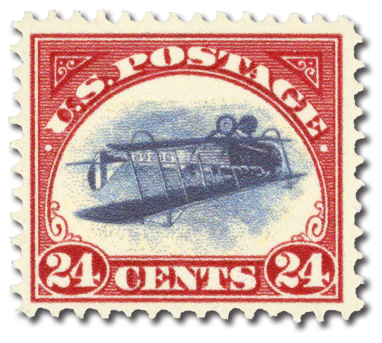 C3aRepro - 1918 24c Jenny Invert (C3a) Reproduction - Mystic Stamp