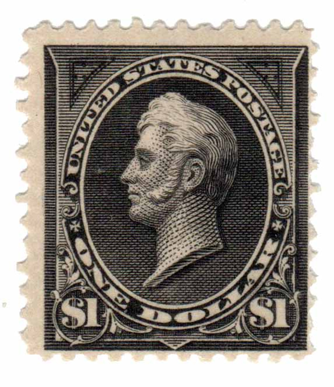 261 - 1894 $1 Oliver H. Perry, Unwatermarked, Type I, Perf