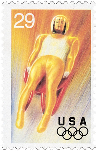 2808 - 1994 29c Winter Olympics: Luge - Mystic Stamp Company