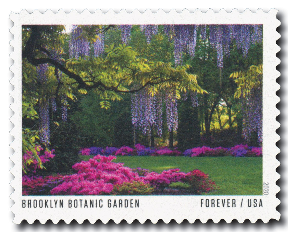 5461 - 2020 First-Class Forever Stamp - American Gardens; Brooklyn