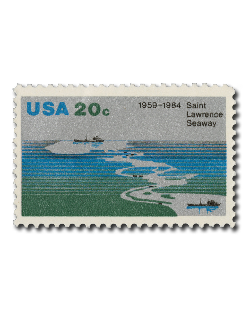 2091 - 1984 20c Saint Lawrence Seaway - Mystic Stamp Company