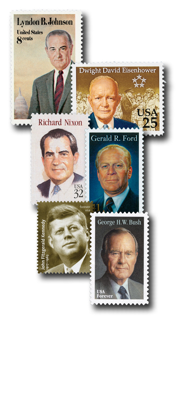 1503//5393 - 1973-2019 US Presidents Stamps, Set of 6 Stamps  display picture 1