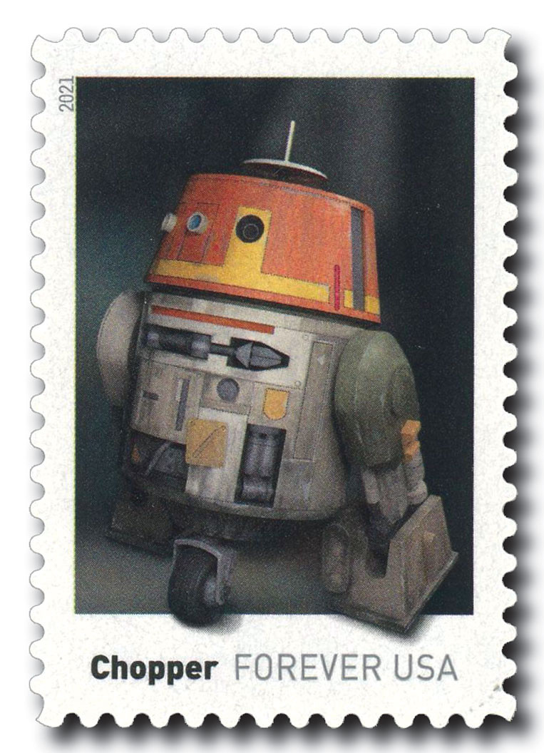 5582 - 2021 First-Class Forever Stamp - Star Wars Droids: Chopper