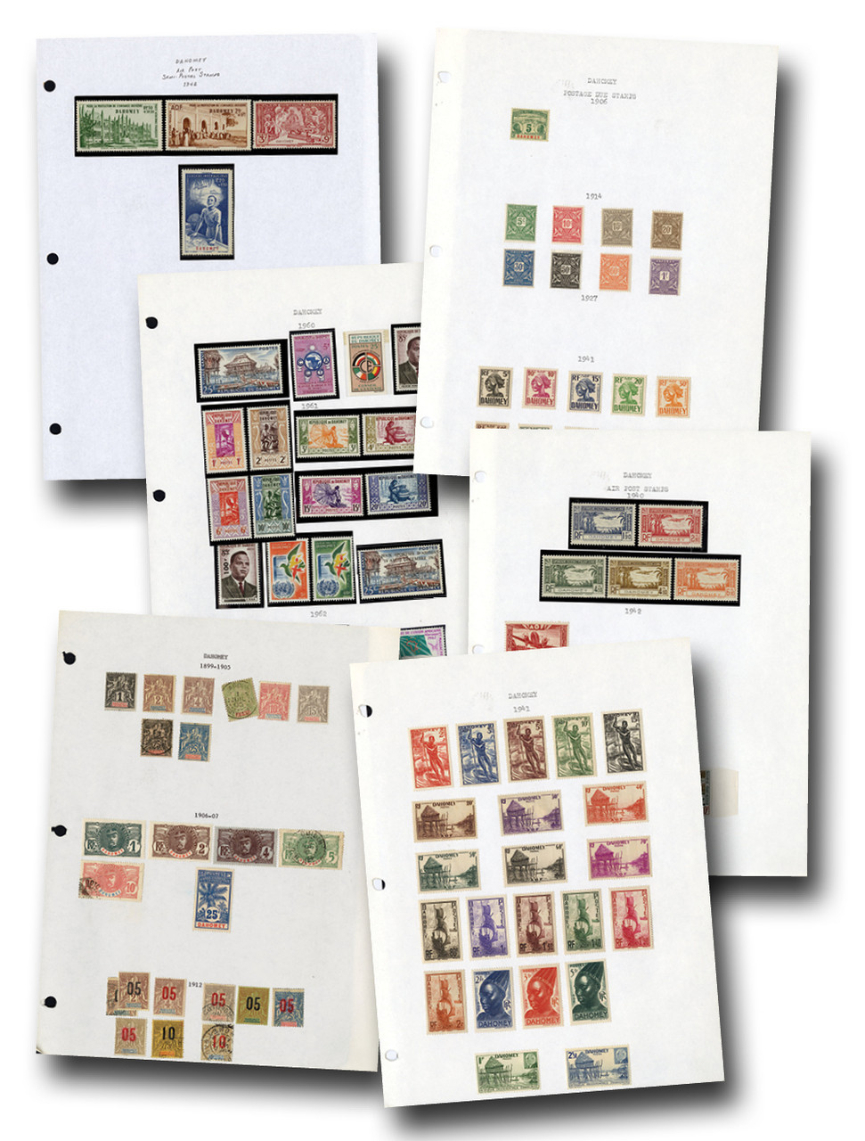 ダモ氏 WW1006 - 1899-1972 Dahomey Collection - Mystic Stamp Company