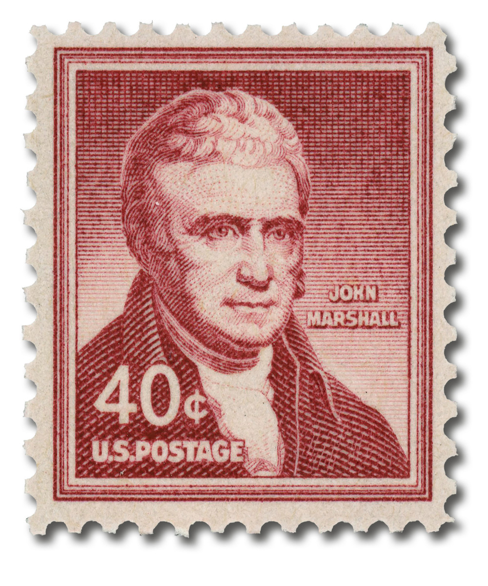 1050 - 1955 40c Liberty Series: John Marshall - Mystic Stamp Company