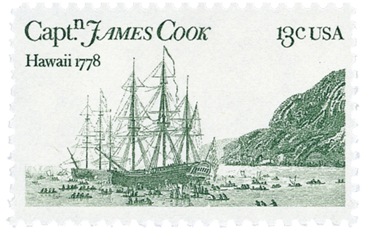 1733 - 1978 13c Captain Cook Bicentennial: Hawaii - Mystic