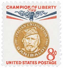 【C92】ハピサム ILLISIONSTA!!! 1169 - 1960 8c Champions of Liberty: Giuseppe Garibaldi - Mystic