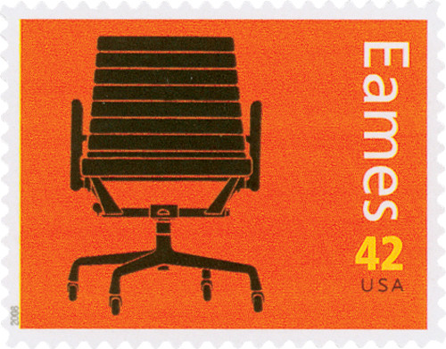 4333o - 2008 42c Charles & Ray Eames: Office Chair, First Day