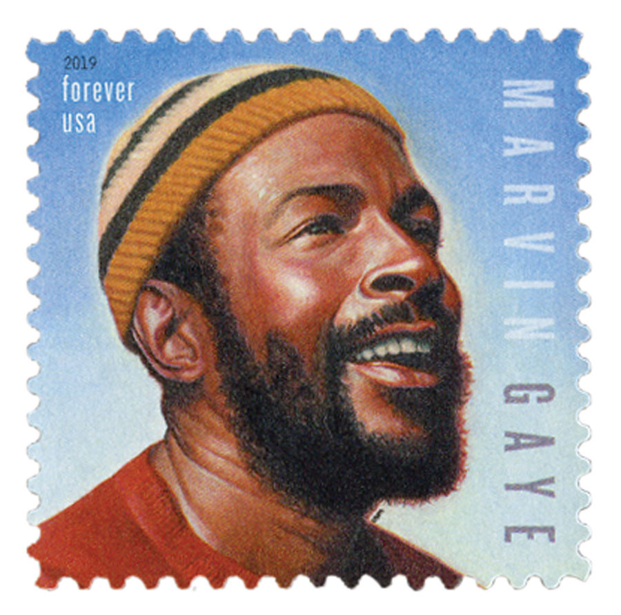 【激レア】マーヴィンゲイ　切手 5371 - 2019 First-Class Forever Stamp - Music Icons: Marvin Gaye