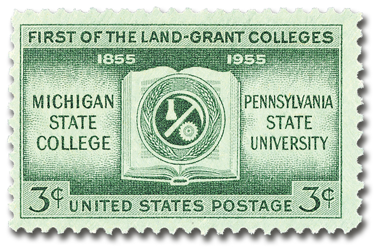1065 - 1955 3c Land Grant Colleges - Mystic Stamp Company