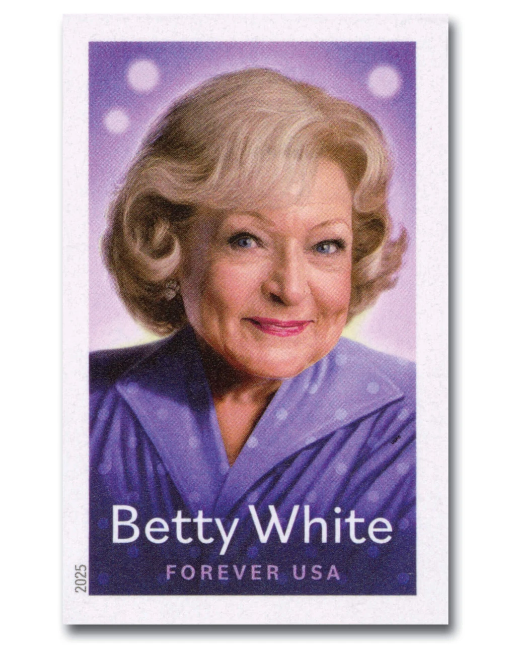5976a - 2025 First-Class Forever Stamp - Imperforate Betty  display picture 3