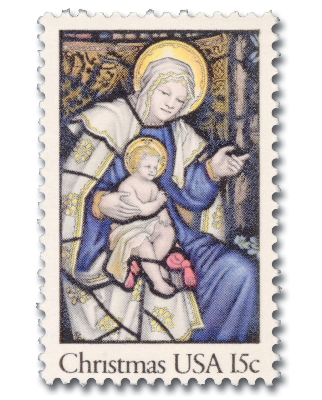 1842 - 1980 15c Epiphany Stained Glass Window - Mystic Stamp Company