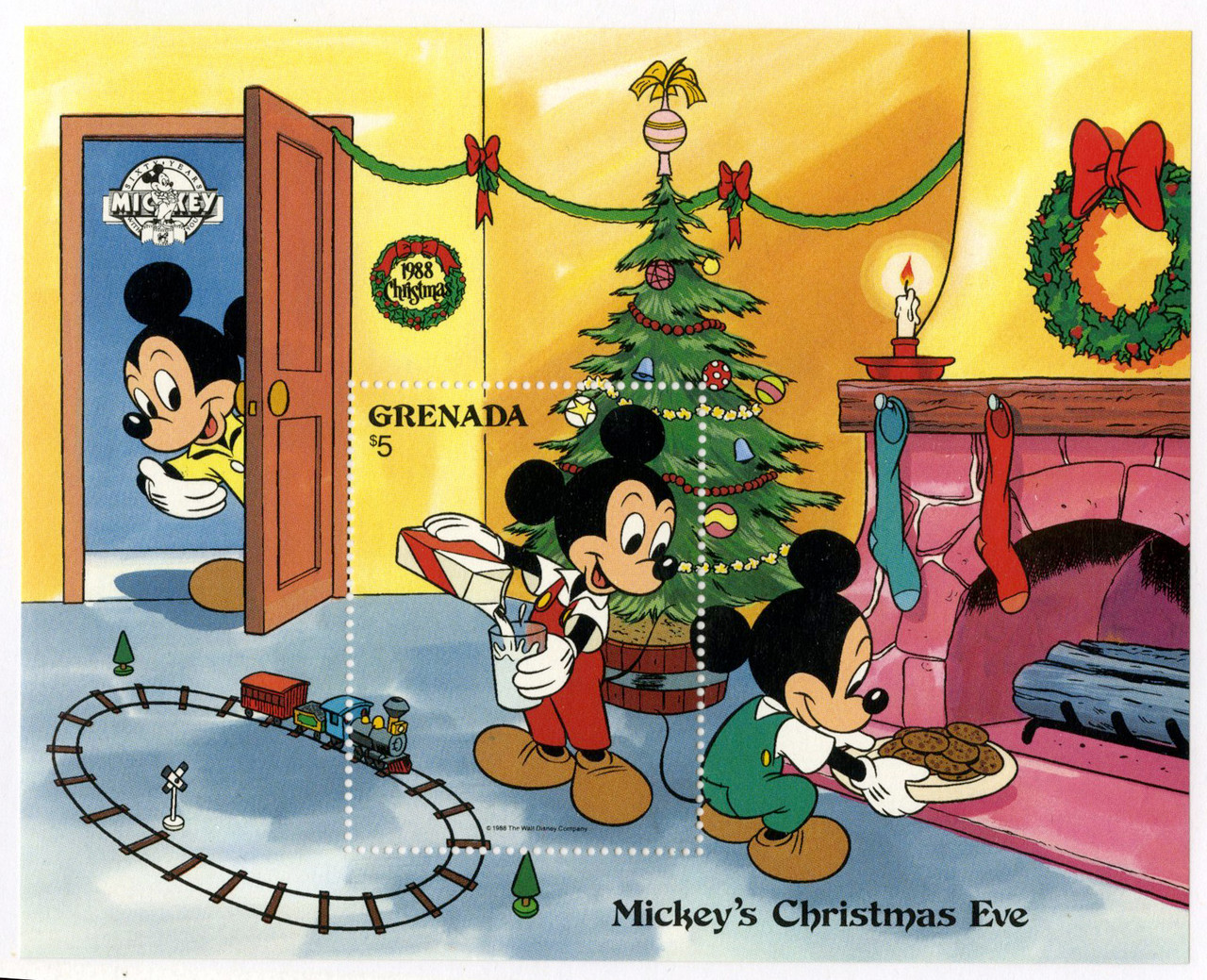 MDS314B - 1988 Disney and Friends Celebrate Christmas Eve, Mint