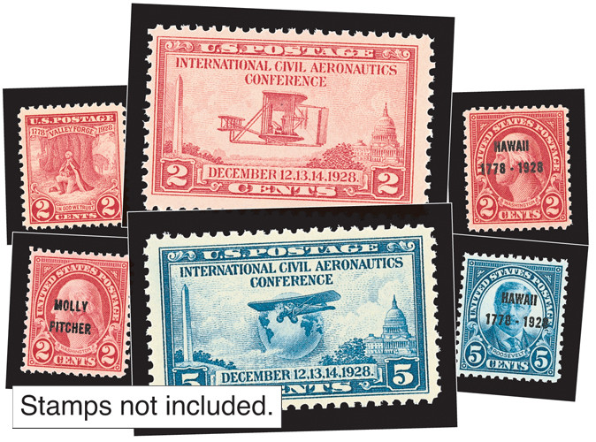 MM2270 - 1928 Year Set Mounts (6) - Mystic Stamp Company