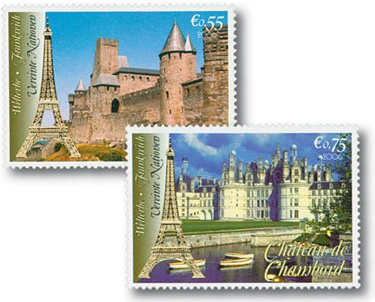 UNV382-83 - 2006 World Heritage - Mystic Stamp Company