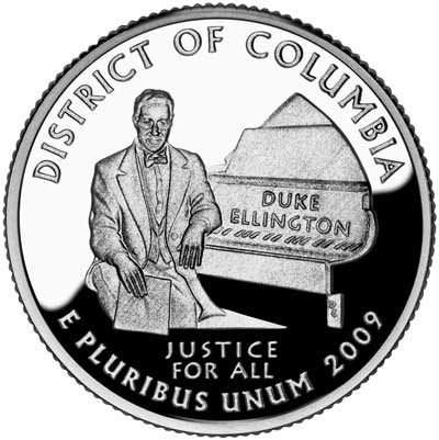 CNDC25P - 2009 District of Columbia Quarter, P Mint - Mystic Stamp