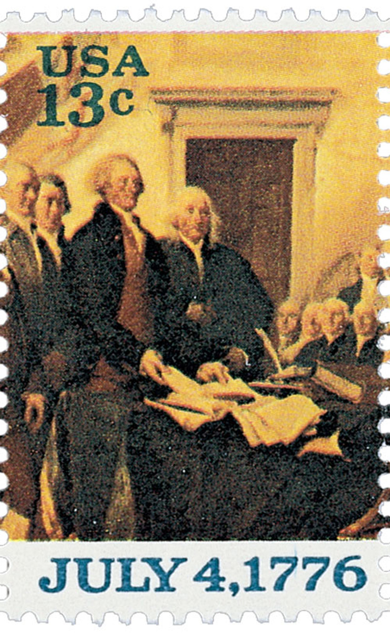 1693 - 1976 13c Declaration of Independence: Jefferson and