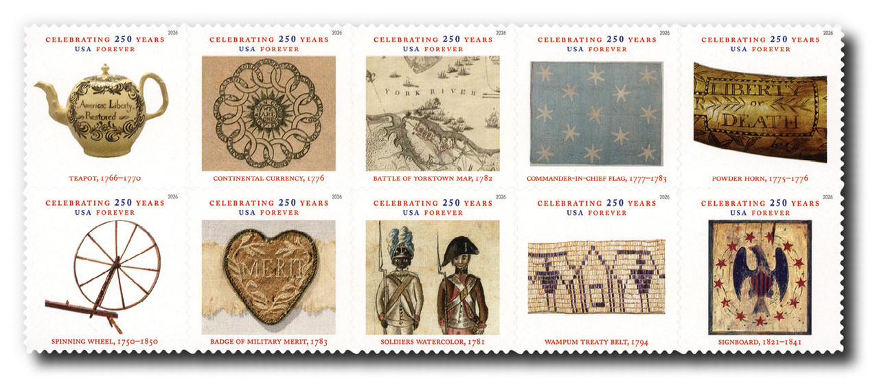 DDD　904545 6087-96 - 2026 First-Class Forever Stamps - Treasures of the