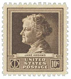878 - 1940 10c Famous Americans Series: Jane Addams - Mystic Stamp