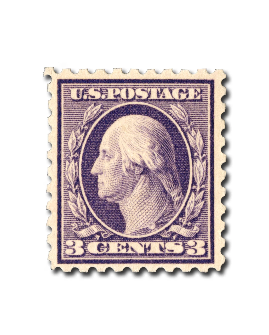 stamps 3.1～ 426 - 1914 3c Washington, Deep Violet, Single Line Watermark, Type