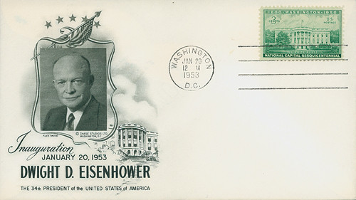 IC 1953 1953 Inauguration Cover President Dwight Eisenhower