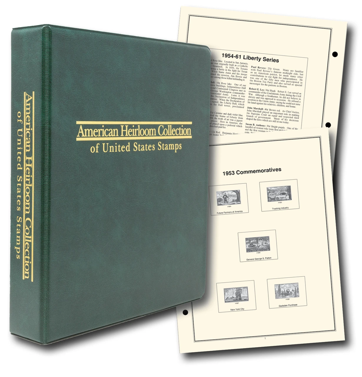 HLM001 - 1847-1956 Volume I American Heirloom Album - Mystic Stamp