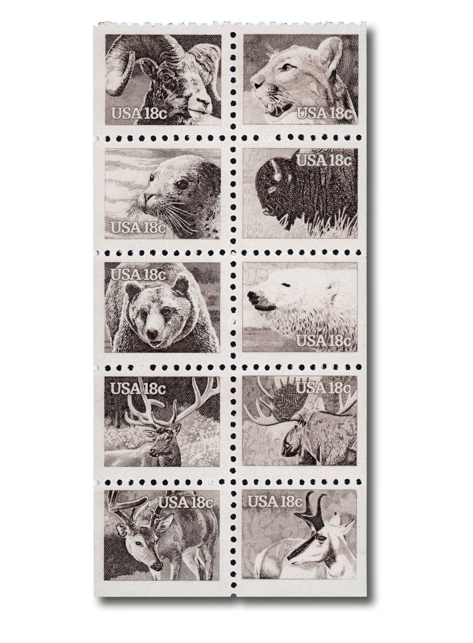 1880-89 - 1981 18c Wildlife of America - Mystic Stamp Company