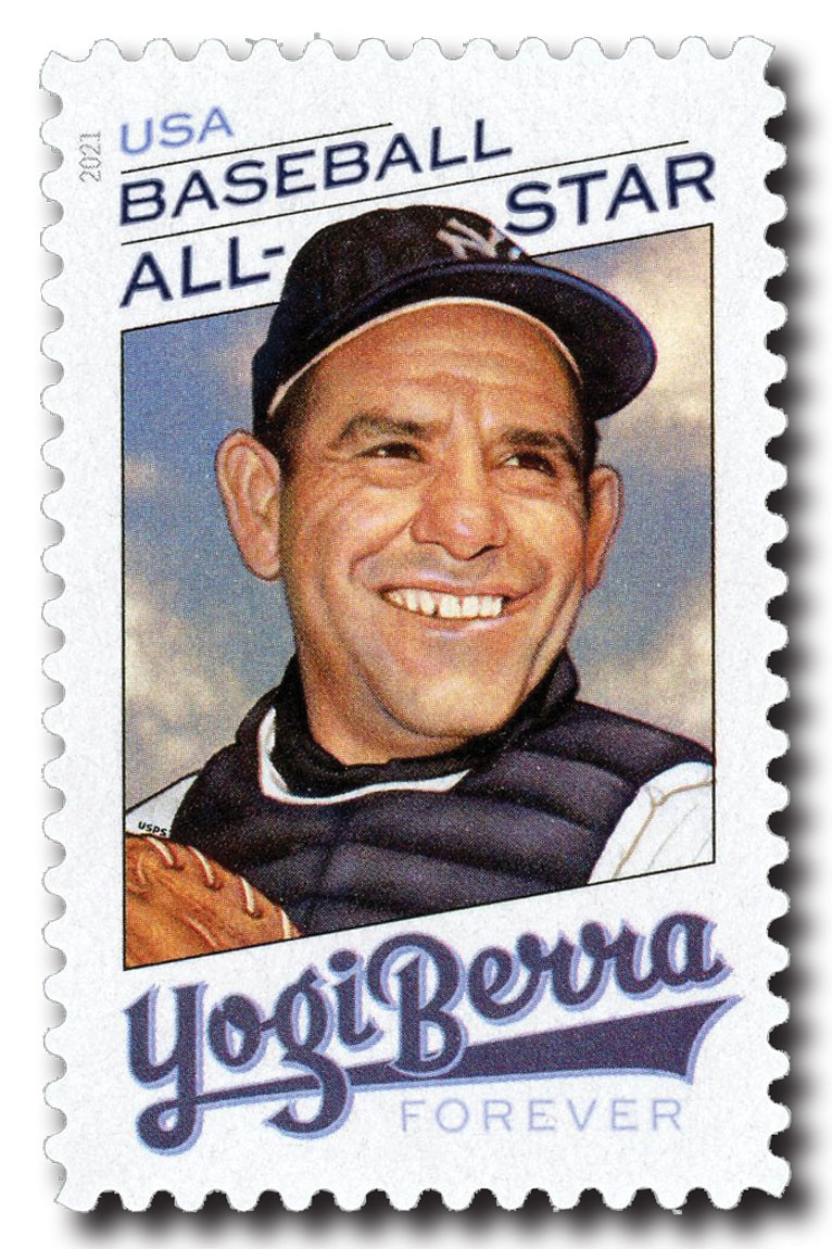 5608 - 2021 First-Class Forever Stamp - Yogi Berra - Mystic Stamp