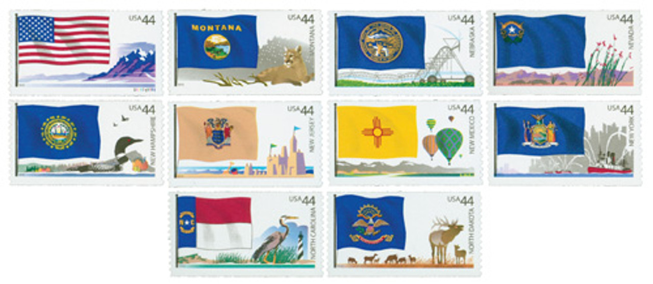 4303-12 - 2010 44c Flags of Our Nation: 4th Edition - Mystic
