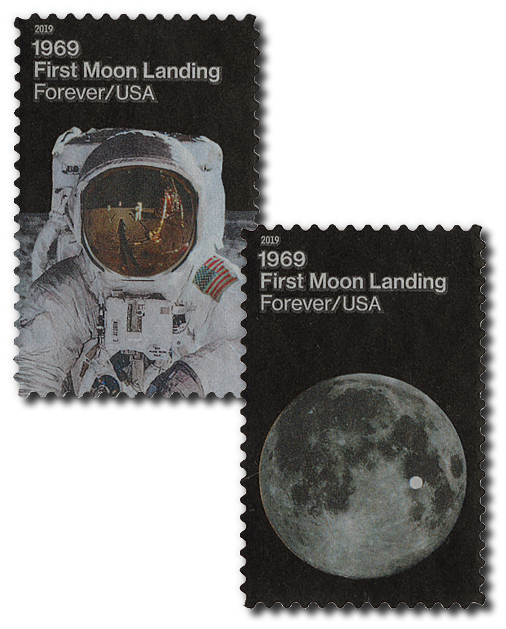 5399-5400 - 2019 First-Class Forever Stamp - First Moon Landing