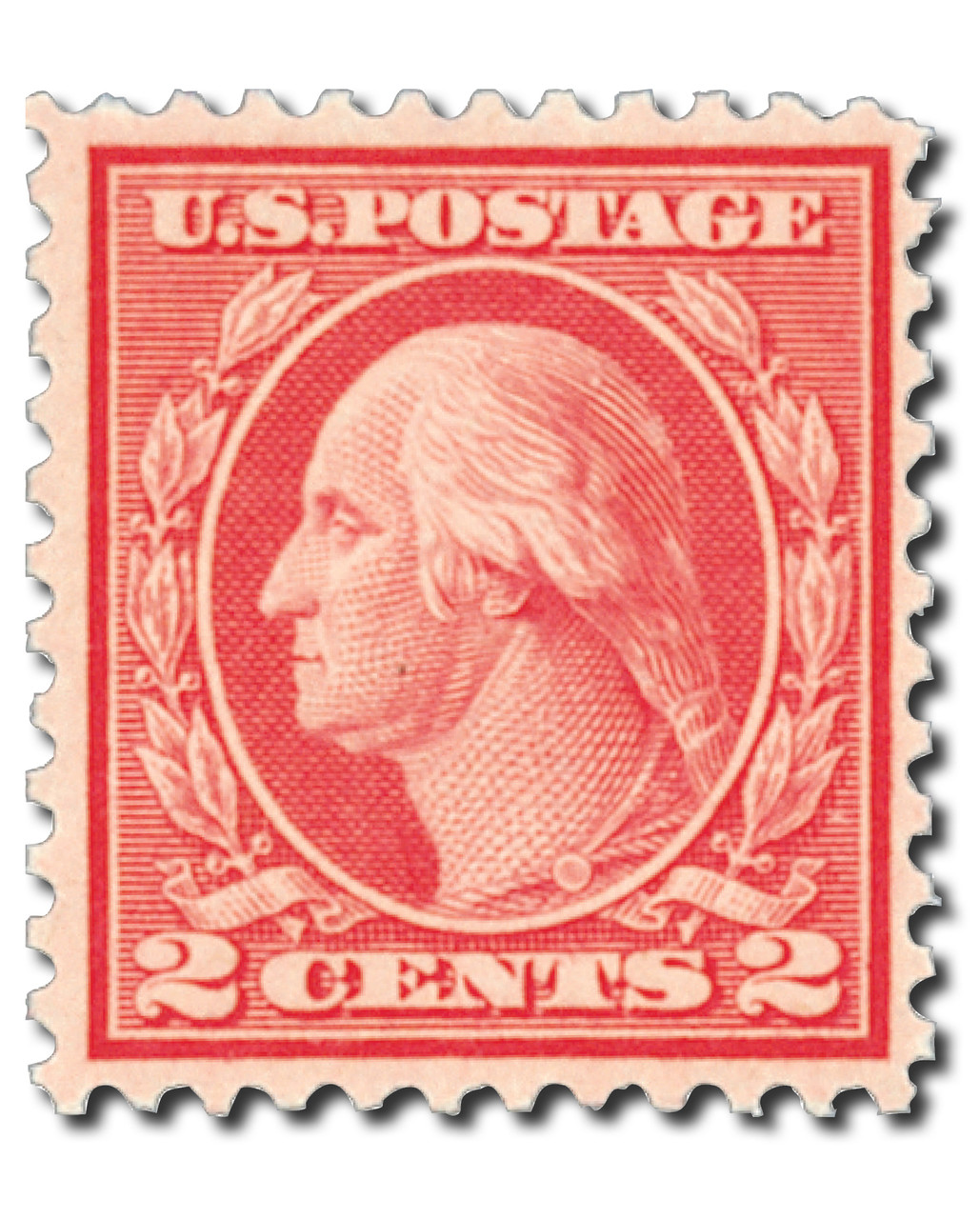 546 - 1921 2c Washington, Carmine Rose, Unwatermarked, Type III