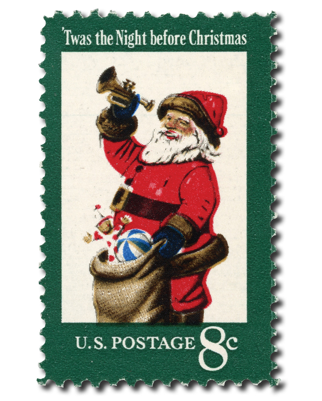 1472 - 1972 8c Santa - Mystic Stamp Company
