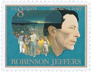 1485 - 1973 8c Robinson Jeffers - Mystic Stamp Company