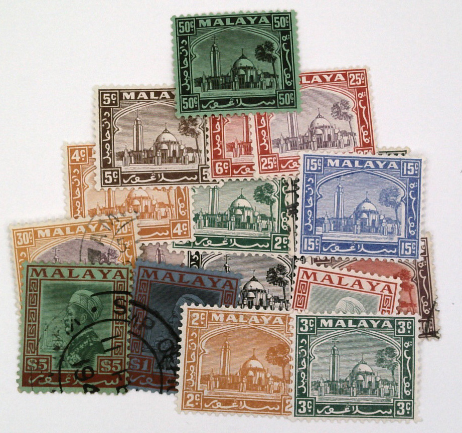⭐︎Malayオーダーページ2箱目 45-59 - 1935-41 Malaya Selangor - Mystic Stamp Company