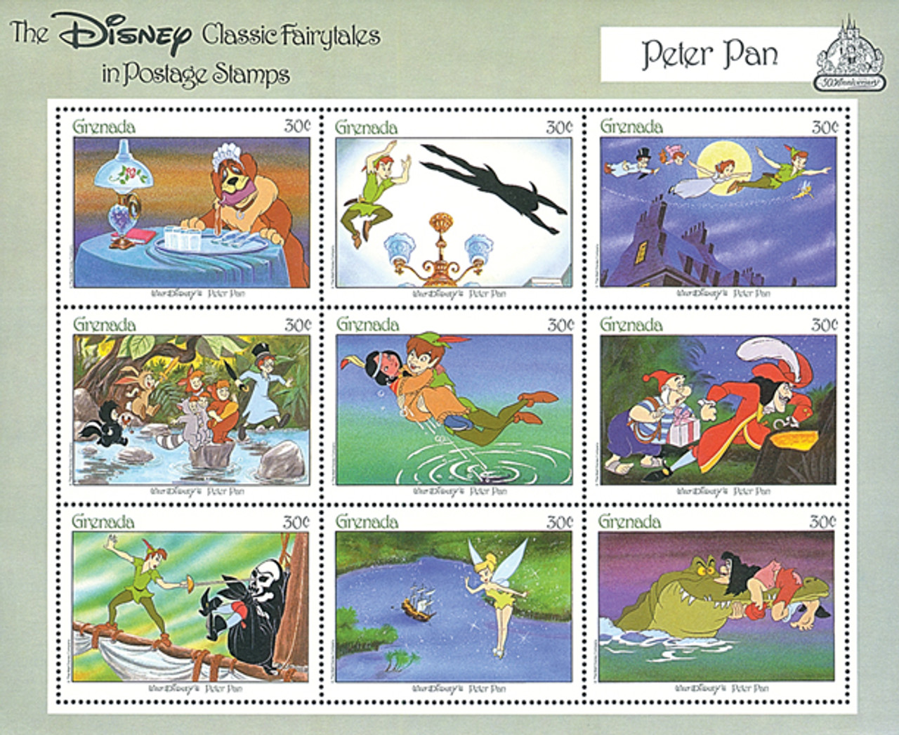 Disney Postage Stamps【切手book】 Vintage The Disney Classic Fairytales In Postage Stamps | eBay