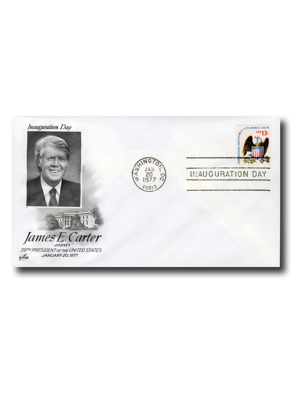 IC 1977 - 1977 Inauguration Cover - President James Carter