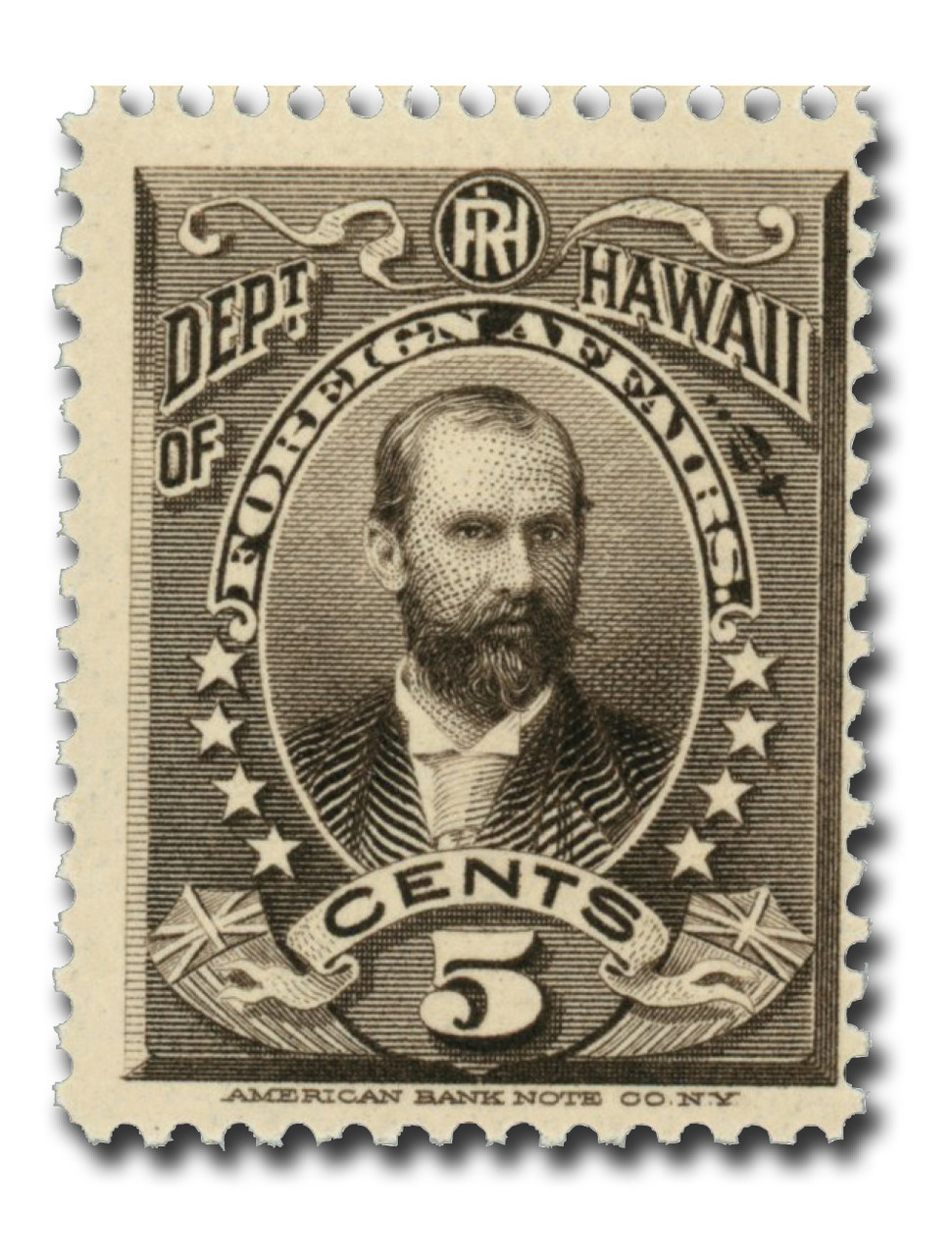 HAWAIIAN SEALS様 リクエスト 5点 まとめ商品 HO2 - 1896 5c Lorrin Andrews Thurston, Black Brown, Hawaii