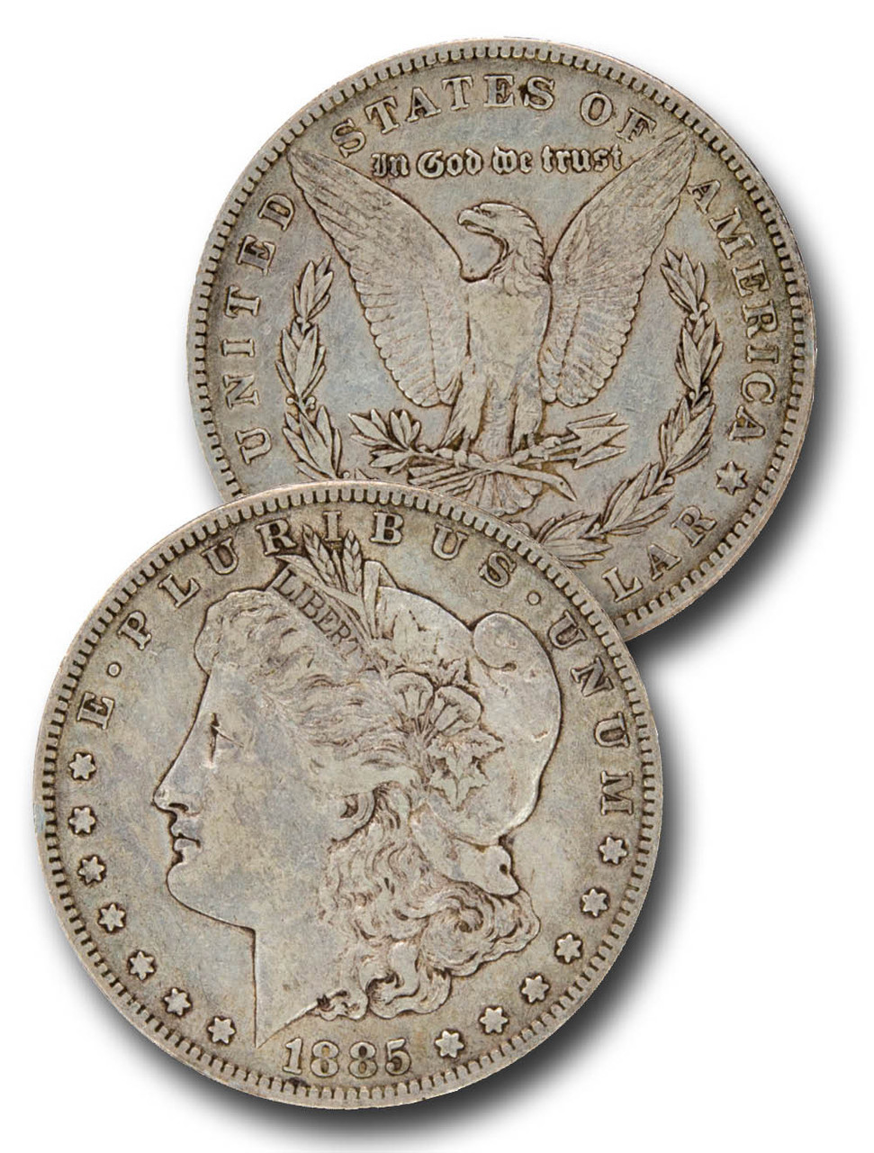 CW-885S - 1885-S Morgan Silver Dollar - Mystic Stamp Company