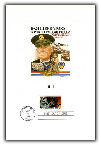 4900731 - 1993 World War II B-24s Proofcard - Mystic Stamp Company