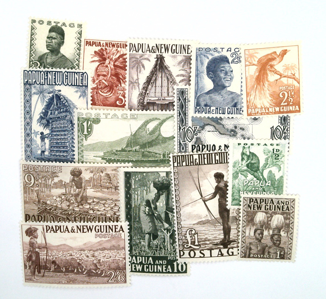 華郵集錦 122-36 - 1952 Papua New Guinea - Mystic Stamp Company