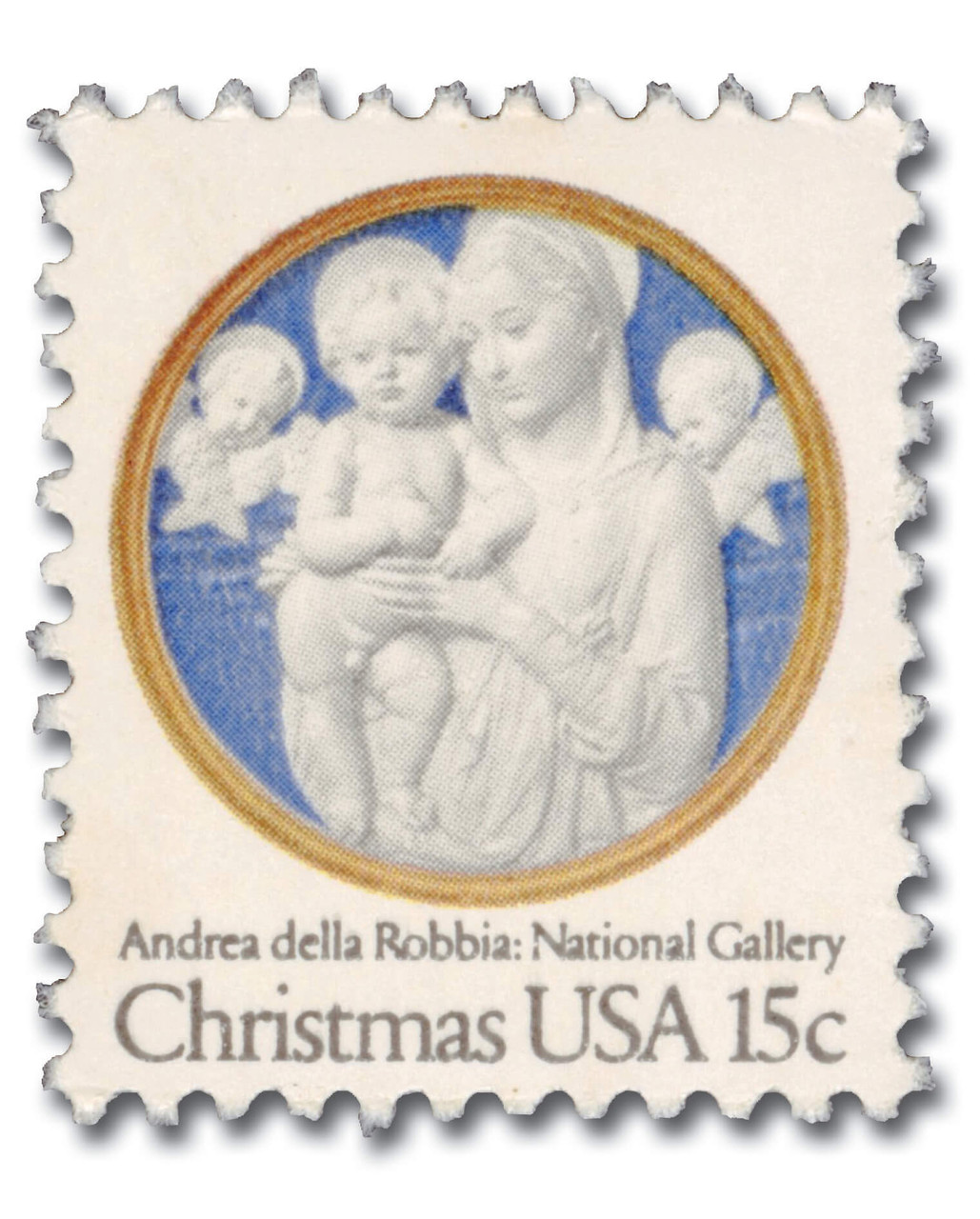 1768 - 1978 15c Madonna & Child Sculpture - Mystic Stamp Company