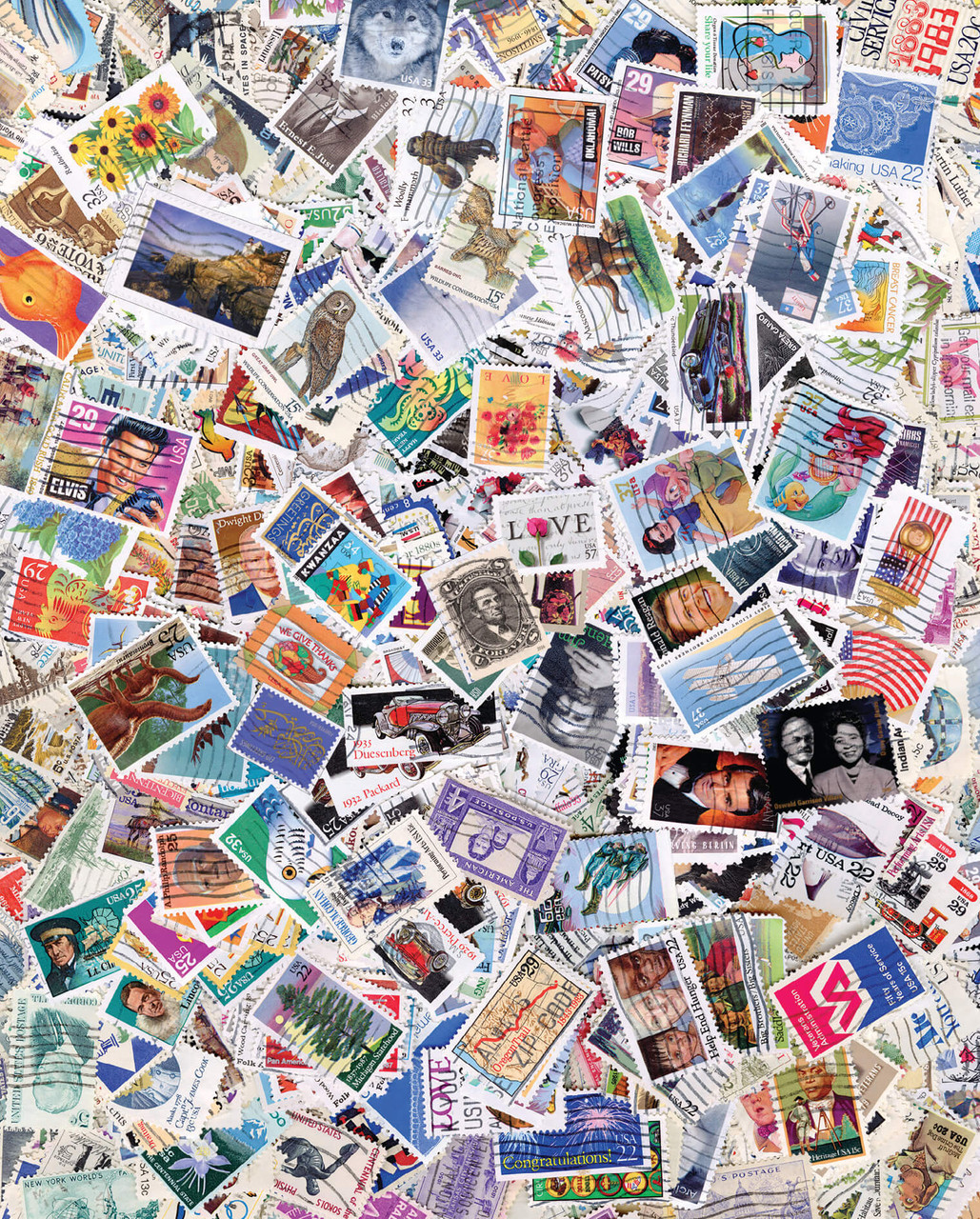 MP1971 - United States, 1800 Different Stamps - Mystic Stamp Company
