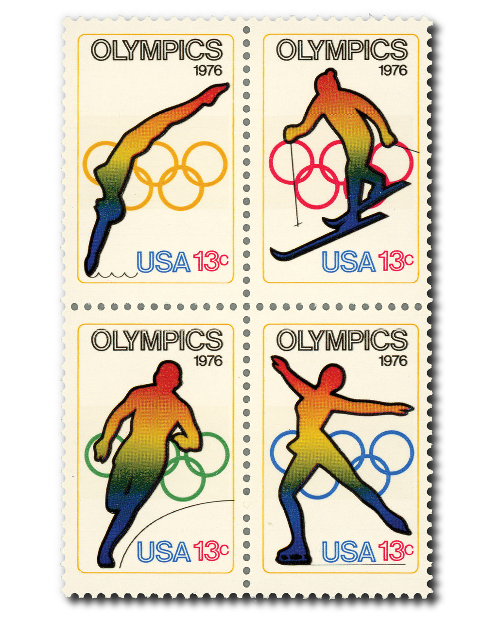 1695-98 - 1976 13c Olympic Games - Mystic Stamp Company