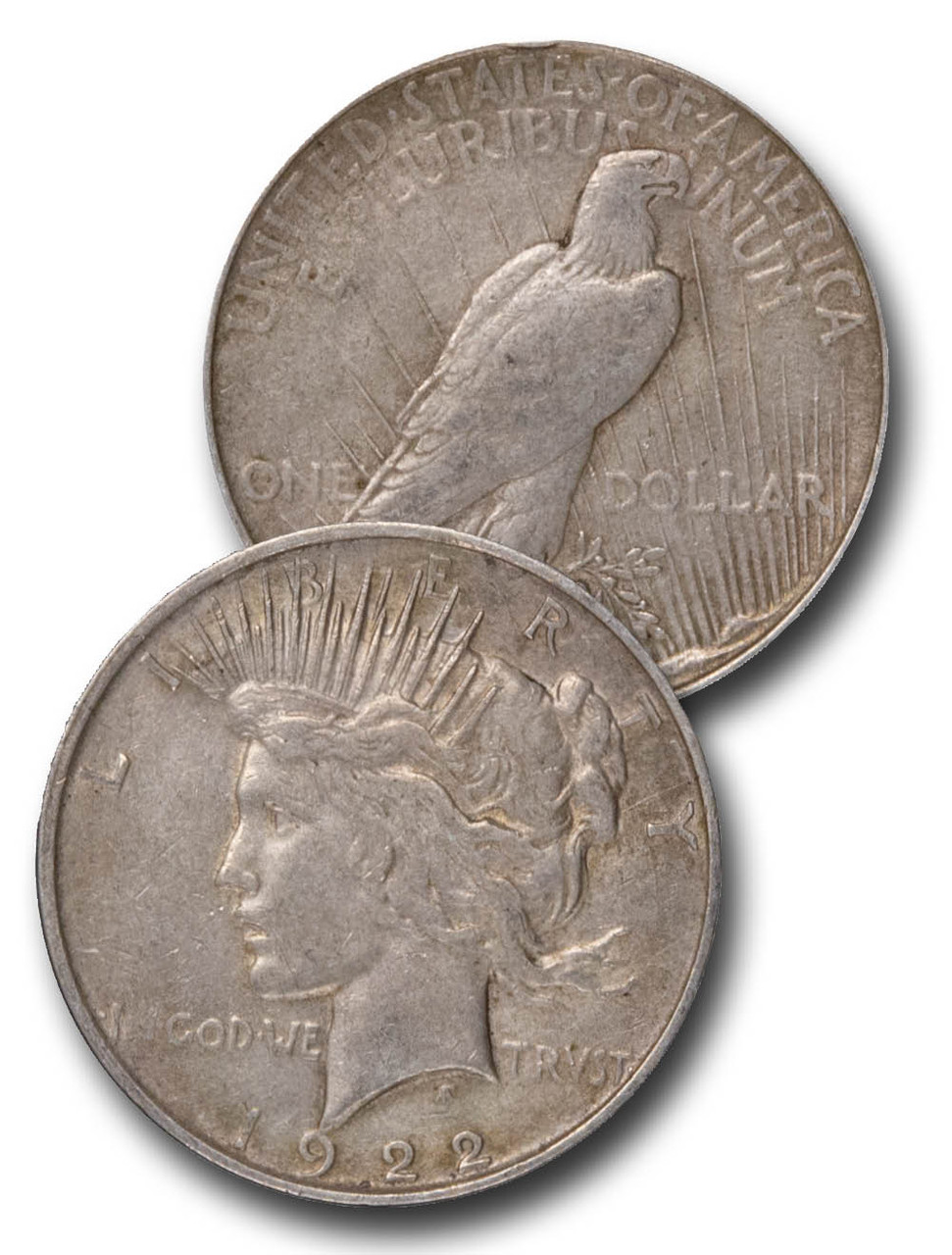 CW-922D - 1922-D Peace Dollar - Mystic Stamp Company