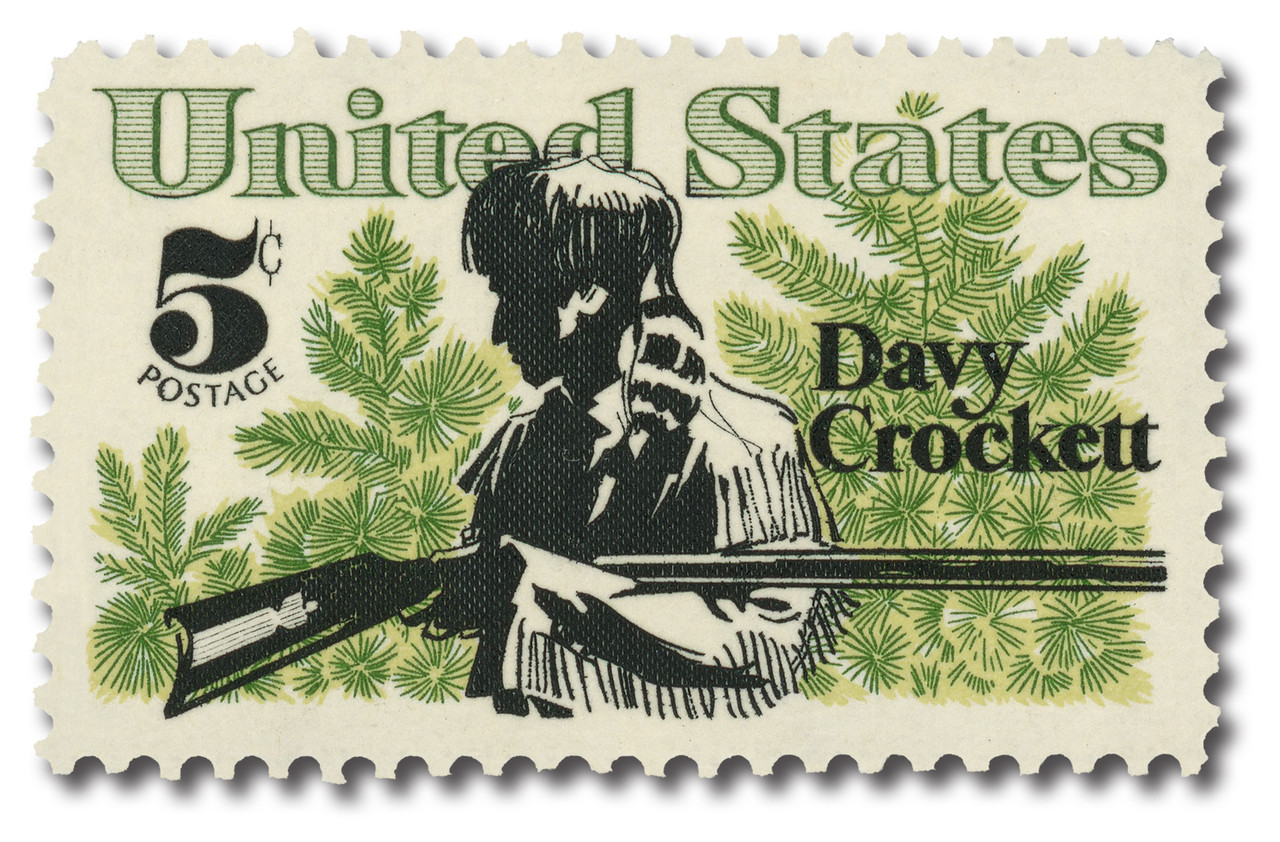 1330 - 1967 5c Davy Crockett - Mystic Stamp Company