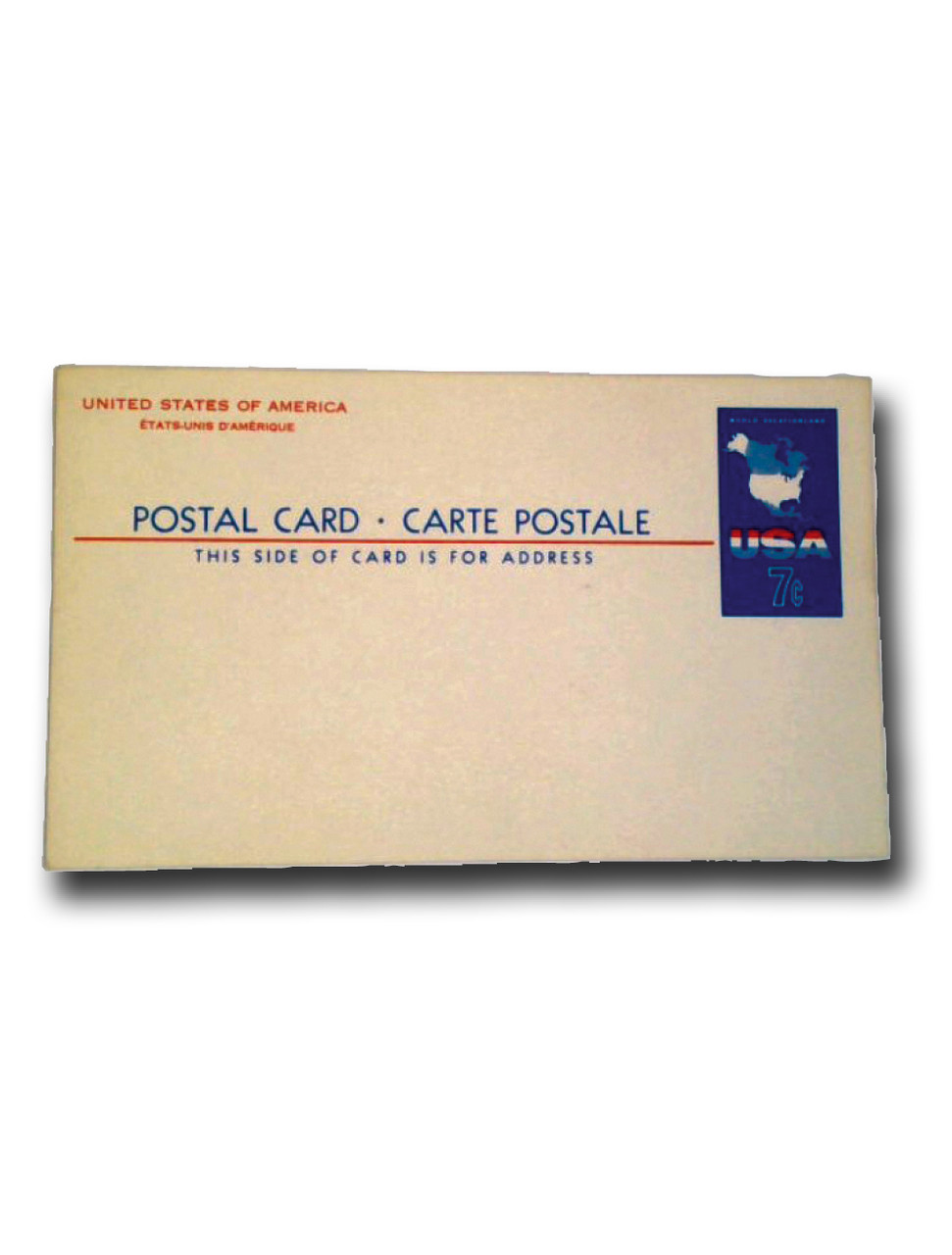 UX49 - 1963 7c Postal Card - New York - Mystic Stamp Company