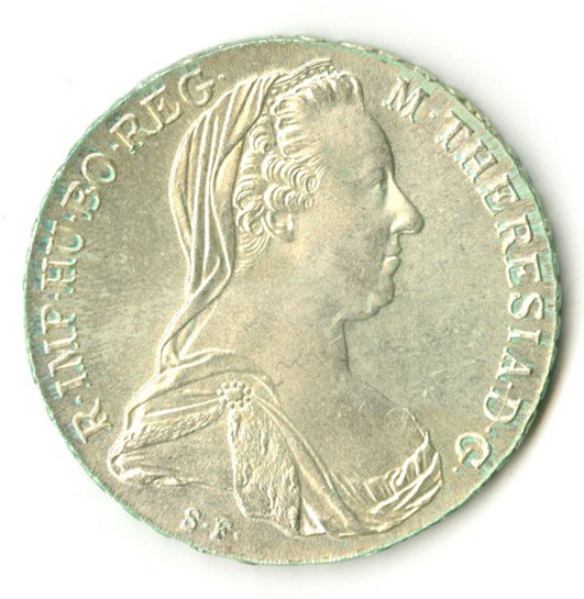 M11971 - 1780 Austria Maria Theresa, Silver Thaler (dollar) Coin