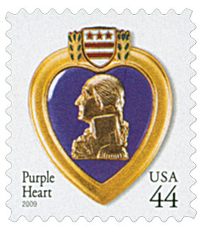 4390 - 2009 44c Purple Heart - Mystic Stamp Company