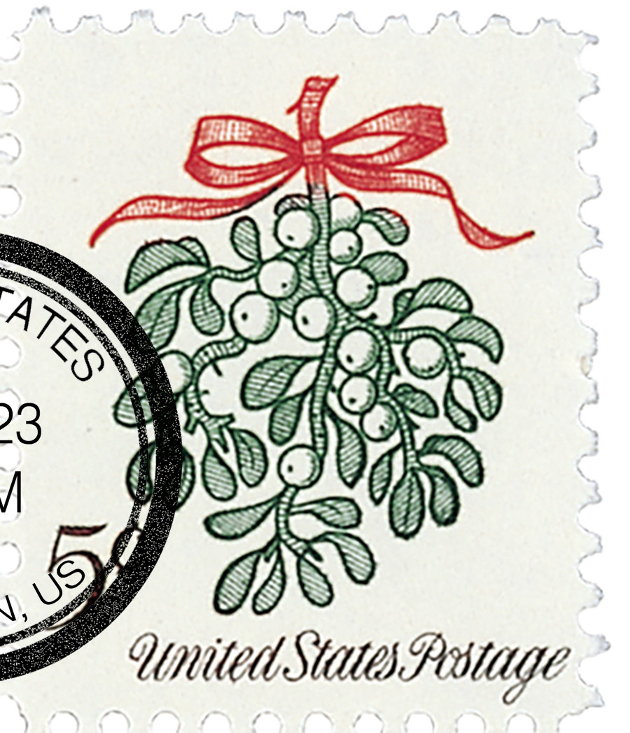 1255 - 1964 5c Christmas: Mistletoe - Mystic Stamp Company